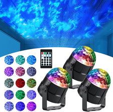 3 Pcs Water Light Projector Ocean Wave Light Outdoor Water Effect Night Projecto