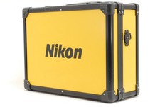  NEAR MINT Nikon Vintage Yellow Hard Aluminum Camera Trunk Case From Japan