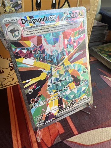Pokemon Card Dragapult EX 165/131 Sir Prismatic Evolutions Fresh From Pack - Picture 2 of 7
