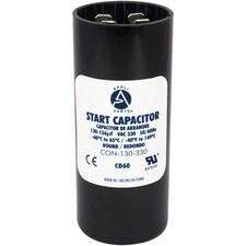 Motor Start Capacitor 130-156 Mfd uF 330 VAC Universal Fit CON-130-330