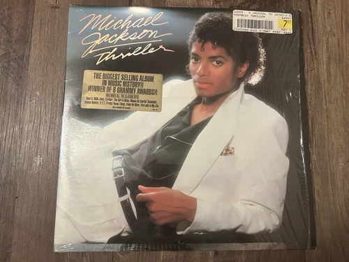 Michael Jackson Thriller LP w/HYPE STICKER 1982 QE 38112 Mint Condition