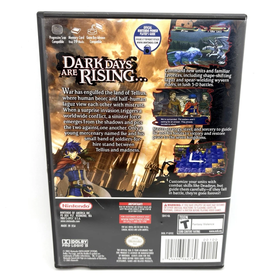 GameCube Fire Emblem Path of Radiance Nintendo GameCube - Image 4 of 4