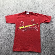 Vintage St Louis Cardinals Shirt Boys Small Red Baseball Majestic Pujols 5 Tee