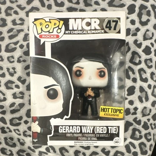 Funko Pop! Rocks Gerard Way Red Tie My Chemical Romance Hot Topic Vinyl Figure