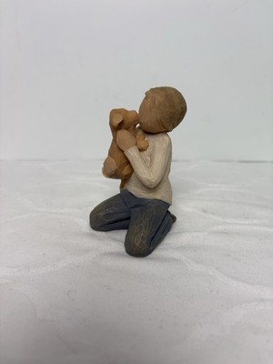 ''Kindness'' Willow Tree Susan Lordi 2008 Boy And Puppy Dog Figurine