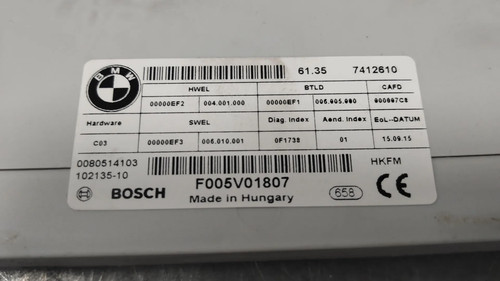 COMPUTER Achterklep BMW X5 (F15) SUV xDrive 40e 2.0 (N20-B20A) 2015 61357412610 - Afbeelding 2 van 2