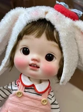 1/6 BJD Doll Big Head Baby DianDian Normal Color Y14-Free Face Make UP+Free Eyes