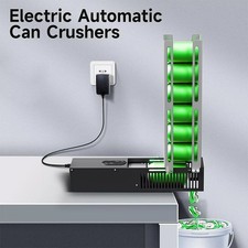 Automatic Can Crushers Hold 8 Cans Heavy-Duty Can Trash Compactor AU STOCK