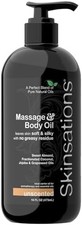 16oz Unscented Massage Oil for Sensitive Skin