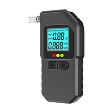 Portable Breathalyzer Digital Alcohol Tester with LCD Display for Blood Alcohol
