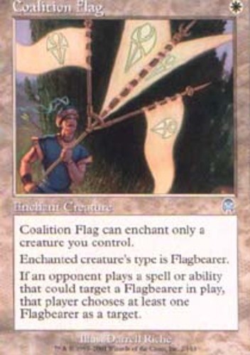 MTG magic cards 1x Coalition Flag - Foil Apocalypse NM-Mint