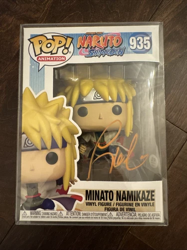 Funko Pop! Vinyl: Naruto Shippuden - Minato Namikaze #935 Signed By Tony Oliver