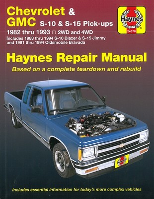 Haynes Handbuch:  Chevrolet S-10 Pick-up & Blazer Reparaturanleitung/Reparatur