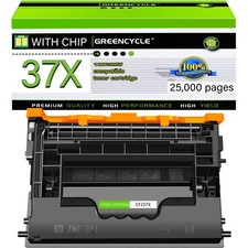 Greencycle 37X CF237X Black Toner Cartridge Compatible HP Enterprise M608 1
