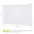 MQoutdoor Sun Side Walls for 10x10 Pop up Tent, Instant Canopy Shade Removeab...