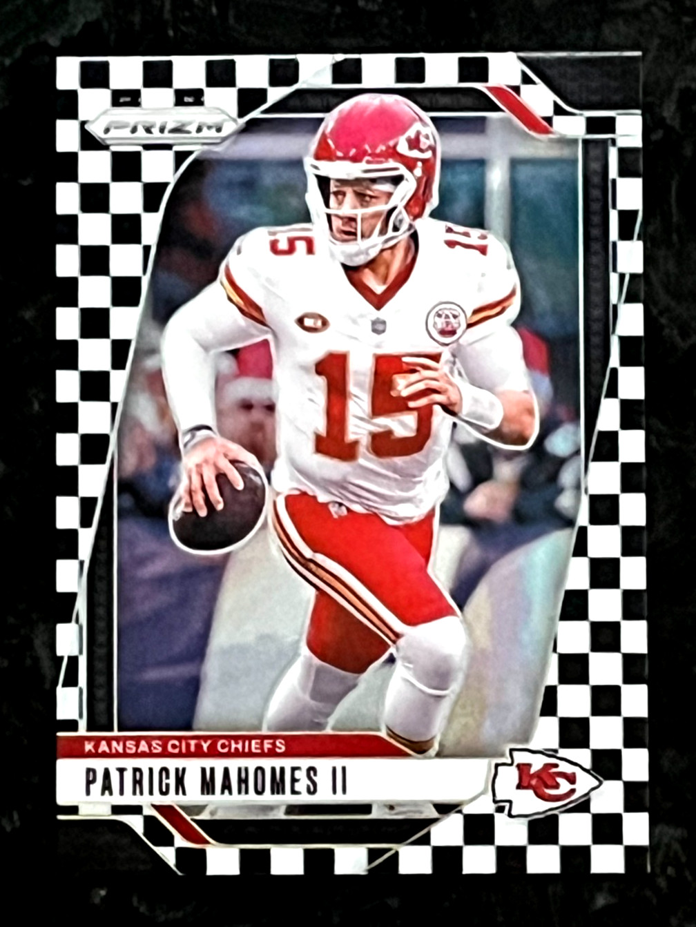 Patrick Mahomes II 2024 Panini Prizm Black White Checkerboard Prizm Chiefs #138