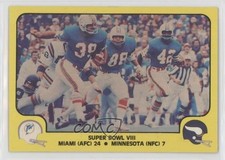 1978 Fleer Team Action Larry Csonka Paul Warfield #64 HOF 0f6