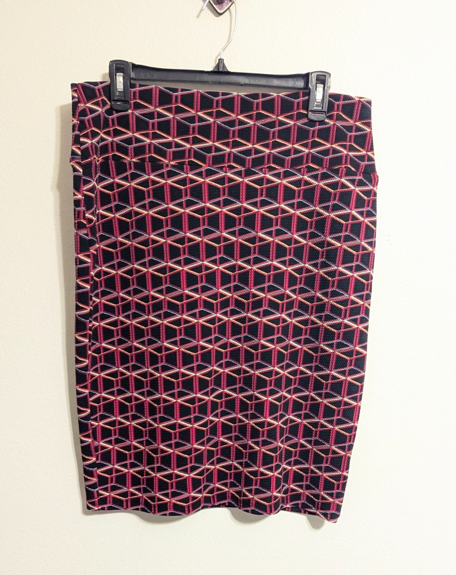 LuLaRoe Cassie Geometric Pencil Skirt  Size XL
