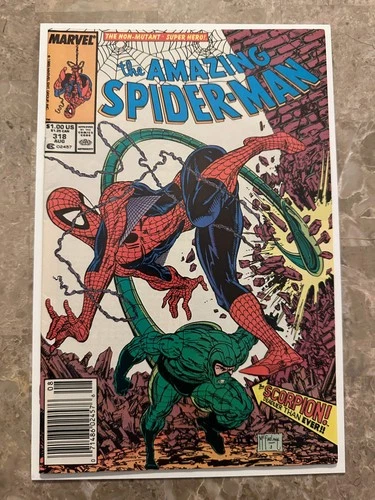 Amazing Spider-Man #318 Newsstand FN/VF 7.0 (1989 Marvel) - Nice copy for grade