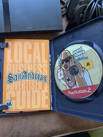 Sony PlayStation 2 Slim With Two Controllers, Memory Card And GTA San Andreas