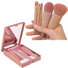 Mini Makeup Brushes Set Mirror Soft Fluffy for Cosmetics Foundation Powder Eyesh