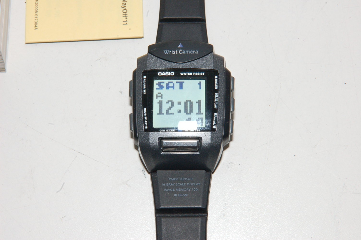 [レア・美品] カシオ WQV-1 リストカメラ Vintage CASIO Wrist Camera WQV-1 Digital Watch & Infrared Transfer