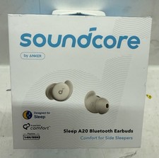 New Soundcore by Anker Sleep A20 Bluetooth Earbuds White