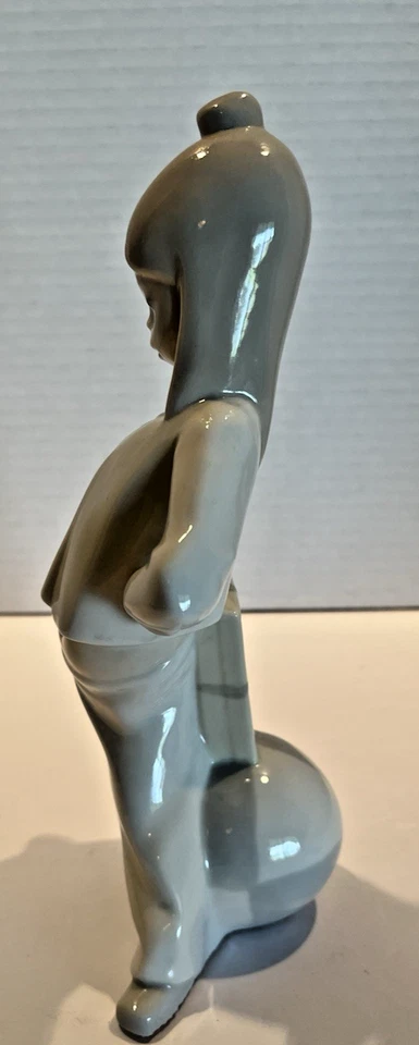 Figurine Girl with Ball & Gift Box Possible Lladro NAO Hand Made in Spain - Image 3 of 4