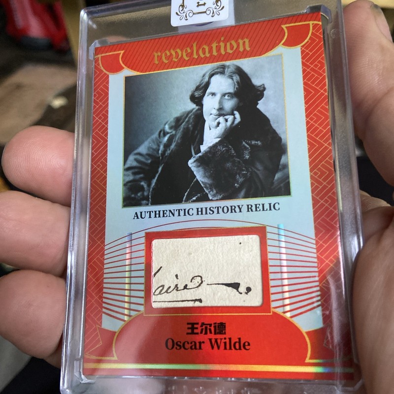 2025 Eternal Revelation Oscar Wilde Authentic History Relic /25 W10