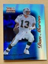 1996 PINNACLE - SELECT CERTIFIED EDITION - DAN MARINO CARD # 55 MIRROR BLUE