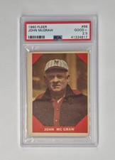 PSA GRADED VINTAGE 1960 Fleer Baseball Greats - John McGraw #66 NEW YORK GIANTS