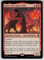 Zalto, Fire Giant Duke 171/281 Adventures in the Forgotten Realms