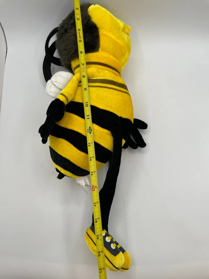 Bee Movie Dreamworks Barry Large 20" Plush Nanco Bumblebee 2007 Yellow Black - Image 2 of 4