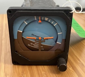 Edo-Aire Mitchell Attitude Gyro P/N 52D266M / IU367-202-2 Serviceable condition