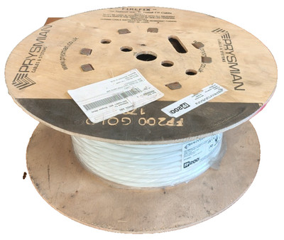 Prysmian FP200 GOLD weiß 2,5 mm² LSZH feuerfestes Kabel 50 m Trommel