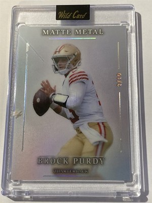 BROCK PURDY 49ers 2026 Wild Card Matte Metal White Chrome 2/10 (B2)