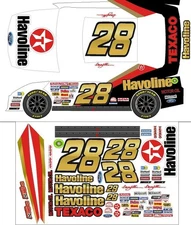 LOSI Nascar - 28 Davey Allison Havoline Oil RC Car Decal Sheet