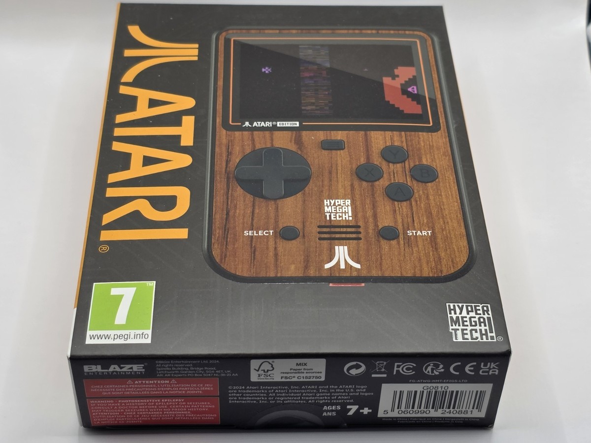 HyperMegaTech Evercade Super Pocket Atari Limited Edition with