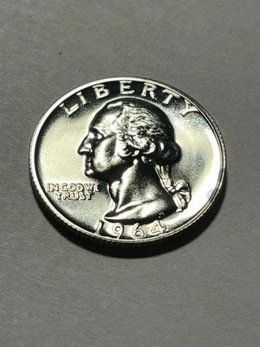 1964 Washington Silver Quarter Gem Proof #1392