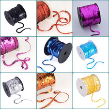 1M Pailletten Sequence Borte 5mm Spitze w&uuml;nschfarbe nur 1&euro; Kostenlos Versand DE
