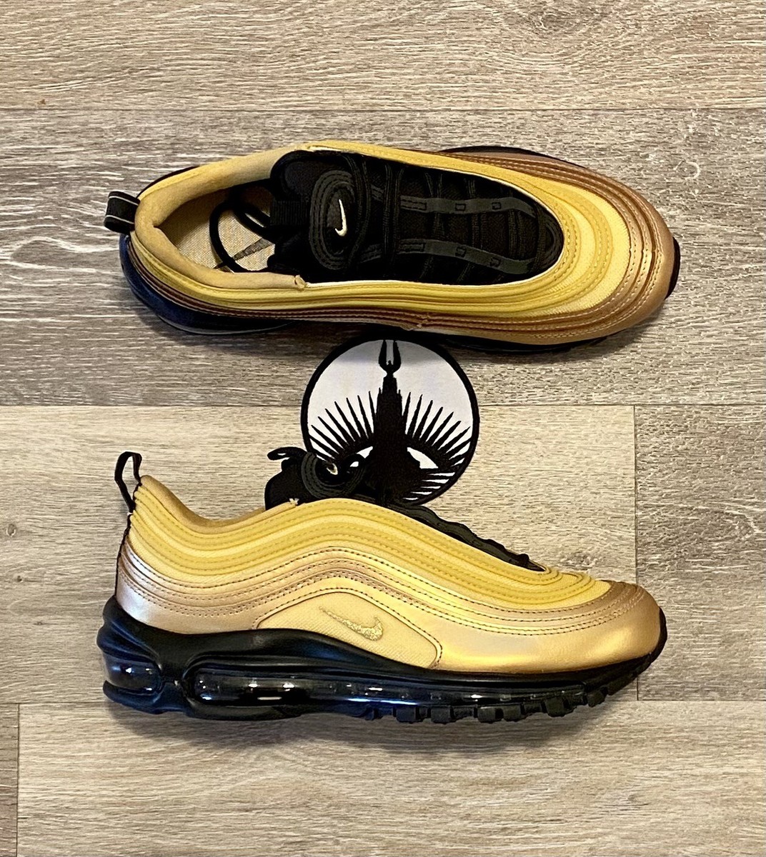 Nike Air Max 97 'Wheat Gold Black' Running Shoes DX0137-700