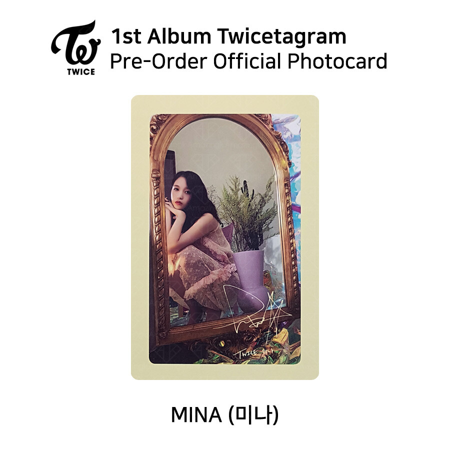 TWICE 1st Album Twicetagram Likey Official Photocard Pre