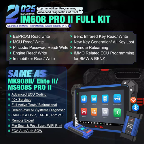 2025 Autel MaxiIM IM608 PRO II KIT IMMO Key Programming Tool G-BOX3 APB112 IMKPA - Picture 2 of 18