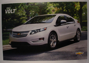 2013 Chevrolet Volt Dealership Showroom Poster / Sign - Original