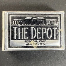 The Depot Restaurant Ironton, OH Foil Top Matchbox c1979-80's Scarce