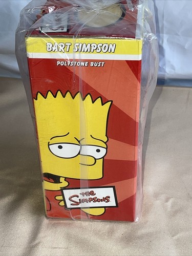 Bart Simpson Polystone Bust Sideshow Limited Edition Matt Groening !New In Box!! - Picture 4 of 7
