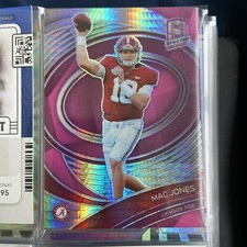 Mac Jones Pink Spectra #’d/75 2022 Panini Chronicles Draft Picks