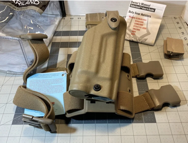 Étui Tactique Safariland 7355 ALS - Pour Glock 34/35 - Port Cuisse Droit - Neuf