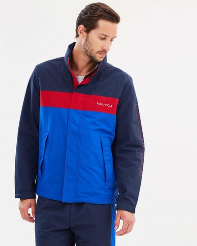 GENUINE Nautica Windbreaker MENS NAVY 