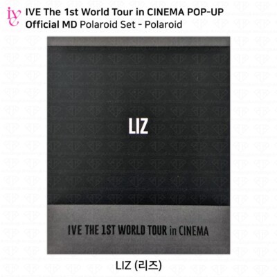 IVE The 1st World Tour in CINEMA POP-UP Official MD Polaroid